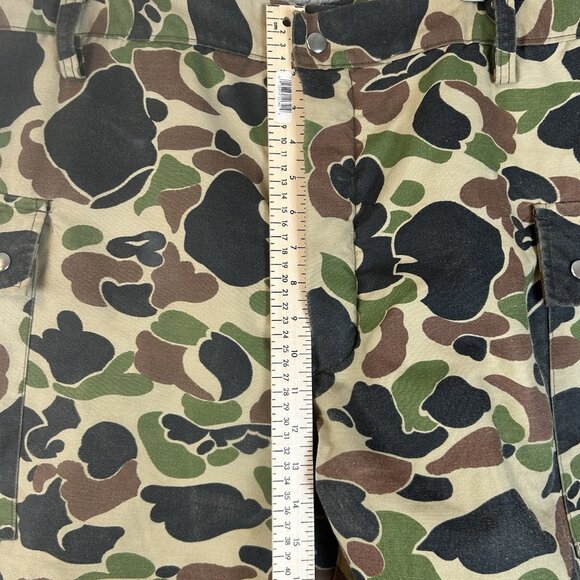 Vtg Woodland Erdl Camo Lined Hunting Pants w/Knit Cuffs sz 38 Large Union Made - Picture 4 of 7